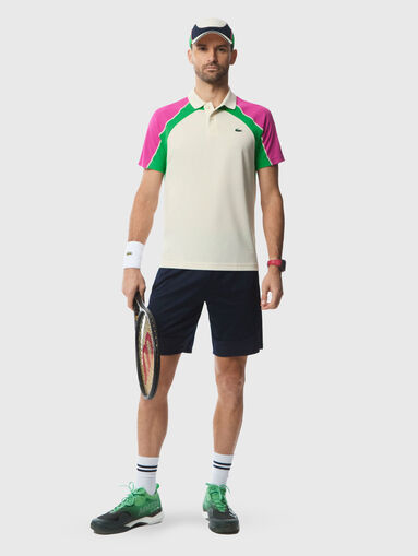 Tennis shorts with logo embroidery - 5