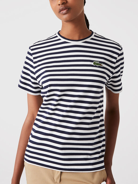 Cotton striped T-shirt  - 5