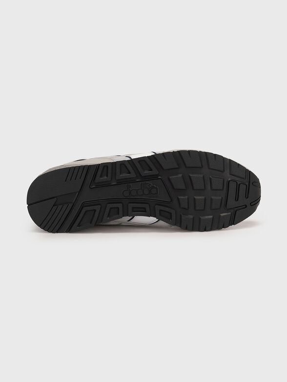 N.92 black sports shoes - 5