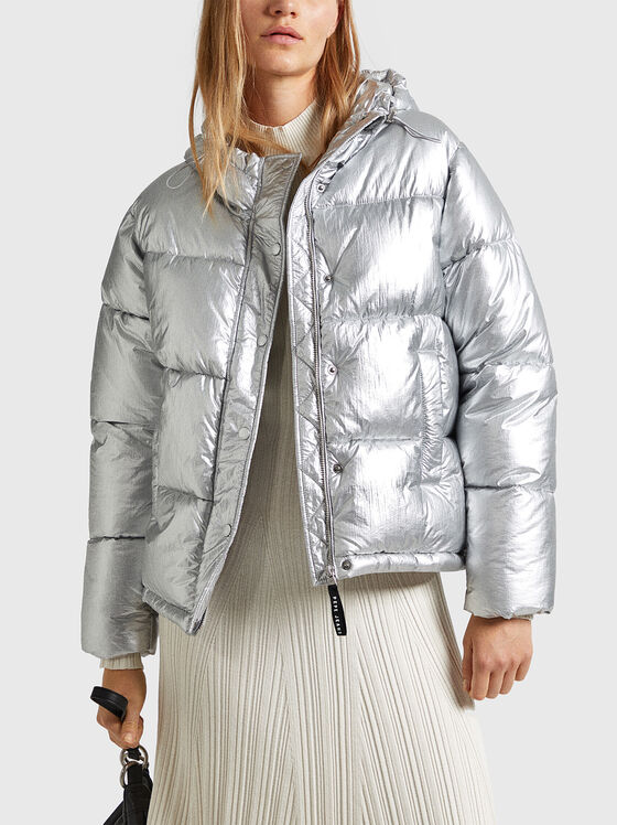 MORGAN jacket with metallic effect - 1