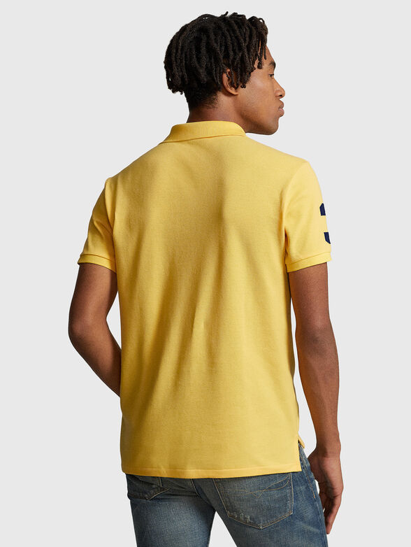 Yellow Polo-shirt with embroidery - 3