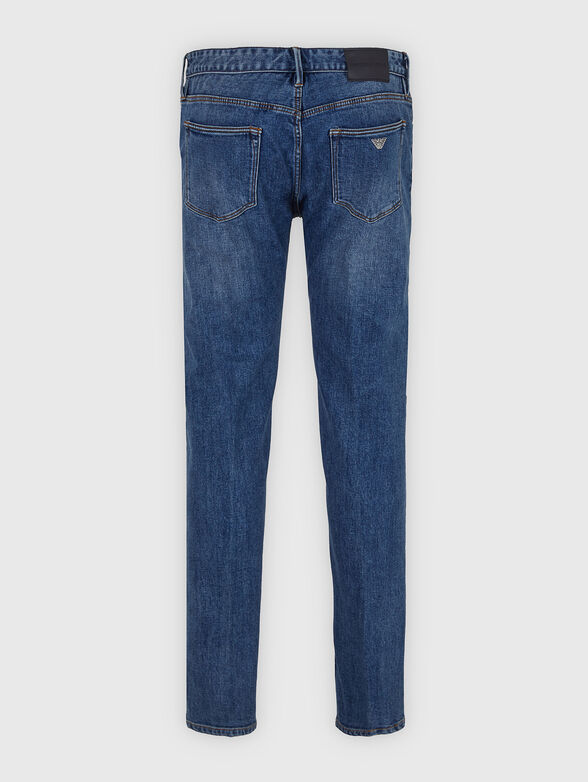 Blue jeans with washed effect - 2