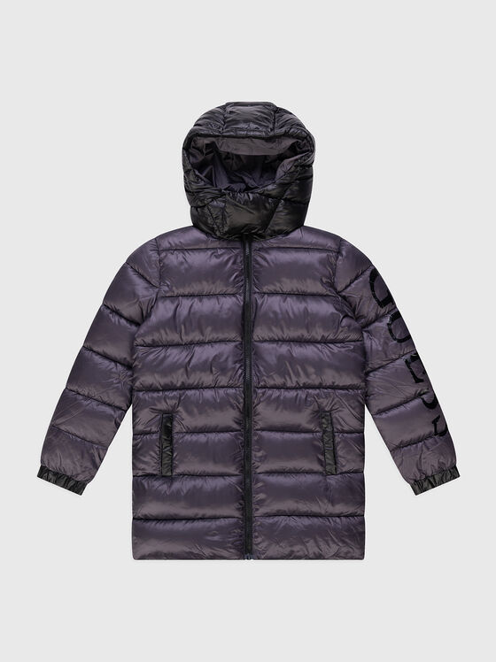 Padded jacket with hood - 1