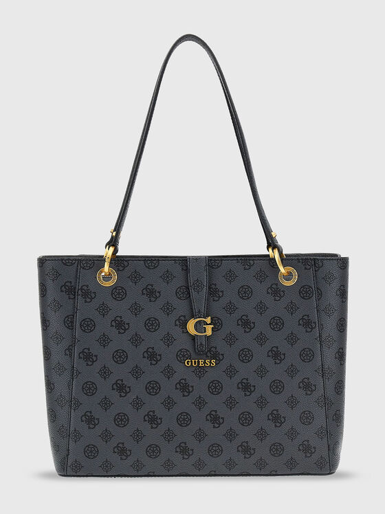 Geantă mare KUBA NOEL cu logo monogramă imprimată - 1