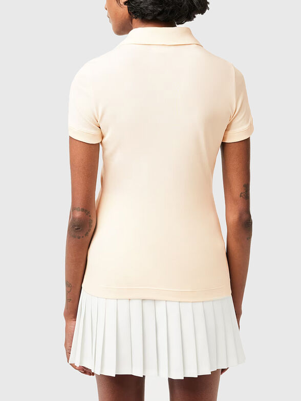 Cotton polo-shirt with logo detail - 3
