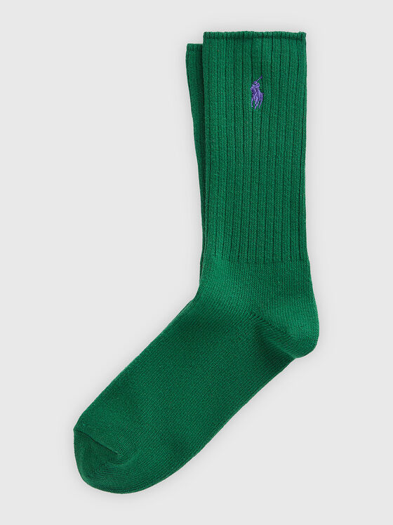 COLOR SHOP green socks - 1