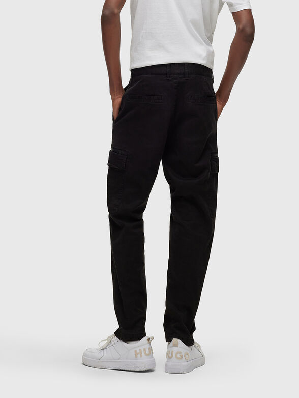 GLIAN black cotton pants - 2