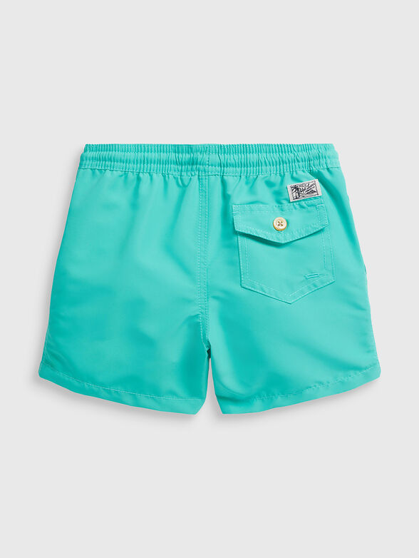 Green swimsuit with pocket - 2