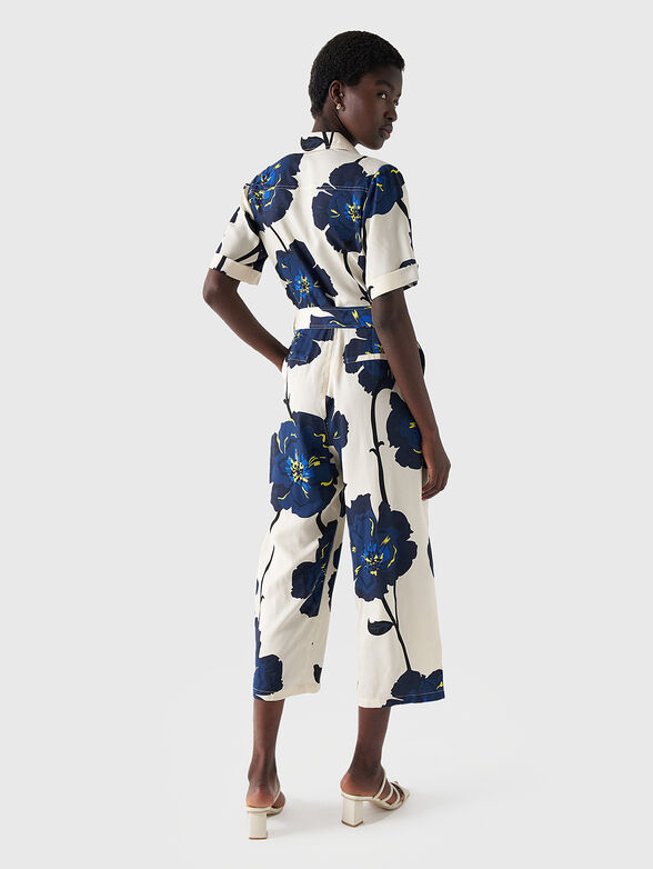 Floral-print jumpsuit - 2