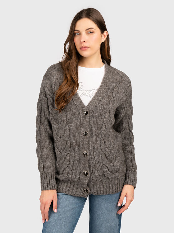 Cardigan tricotat GINNY cu nasturi - 1