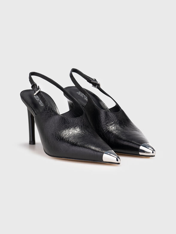 KASIA leather heeled shoes - 2