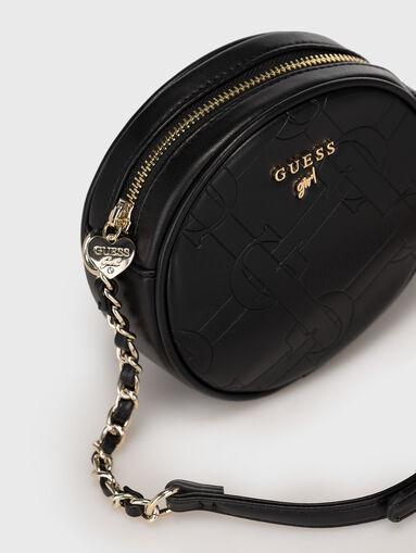 Black crossbody bag with detail - 5