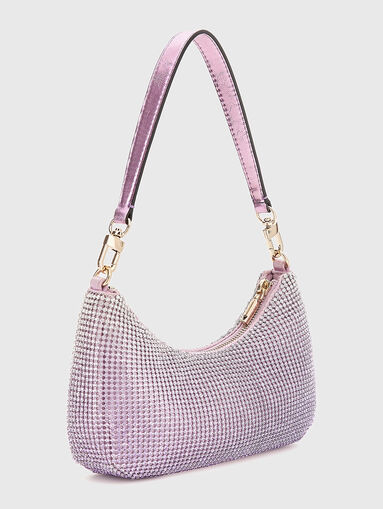 ZALINA rhinestone mini shoulder bag - 3