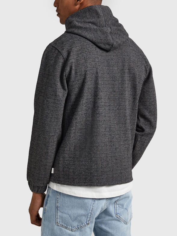 MONDRA sweatshirt with hood and logo detail - 3
