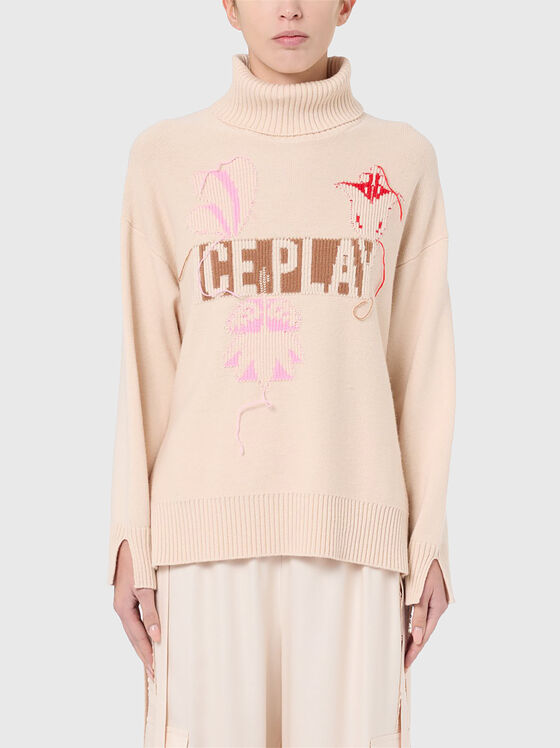 Pulover cu guler polo - 1