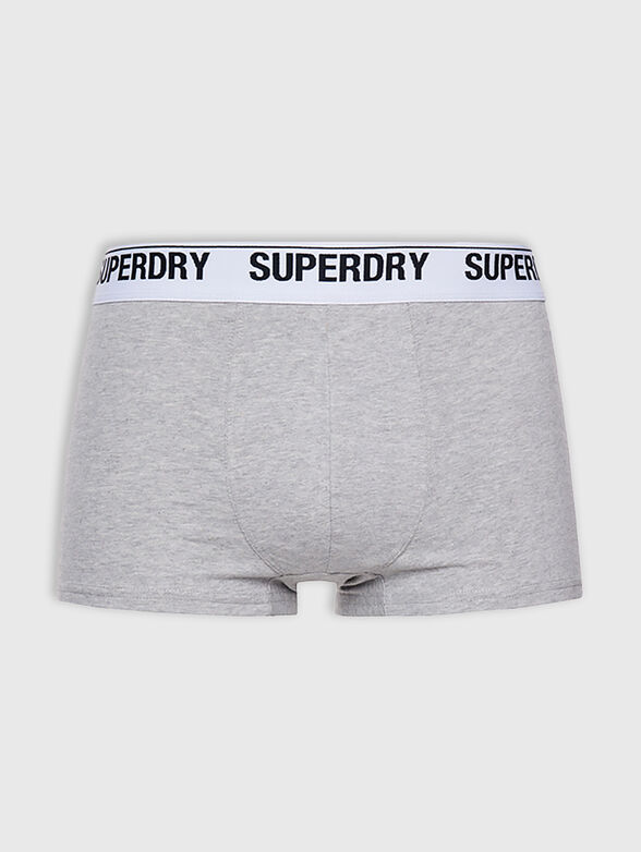 Set of 3 boxers in black in black color - 5