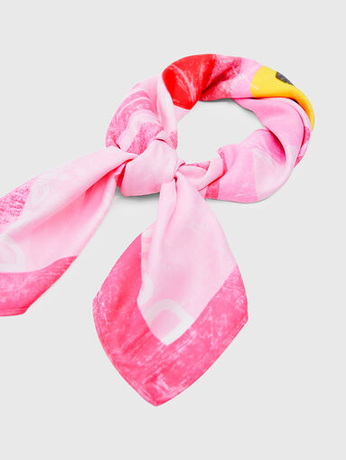 PINK PANTHER scarf in fucsia color - 4