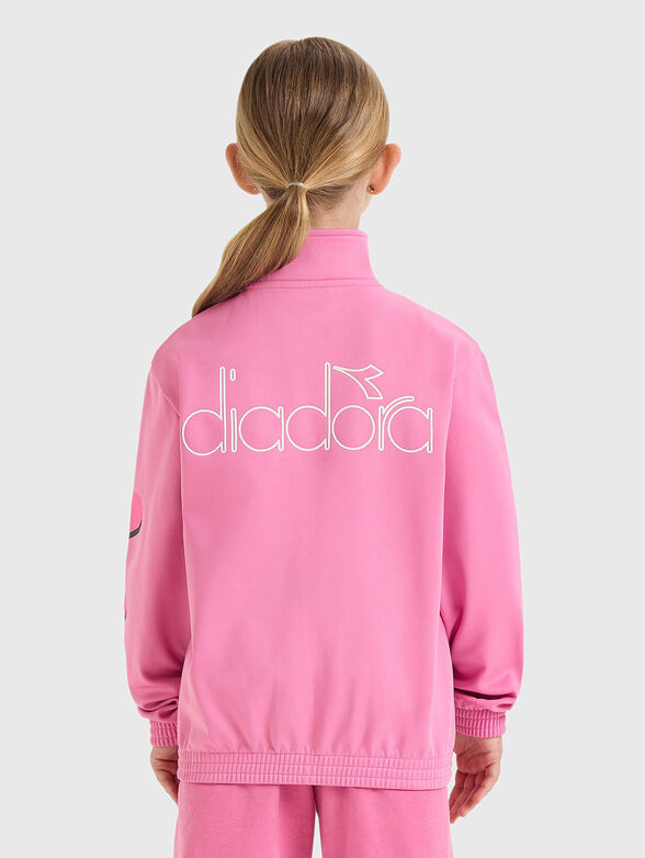 Blue sweatshirt with logo on the back - 3