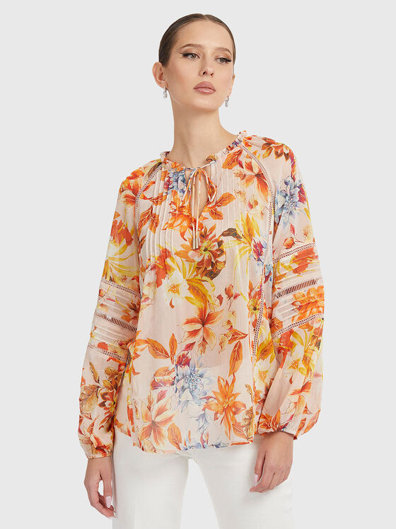 Bluză GILDA cu imprimeu floral - 1