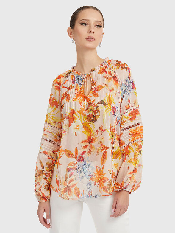 GILDA blouse with floral print - 1