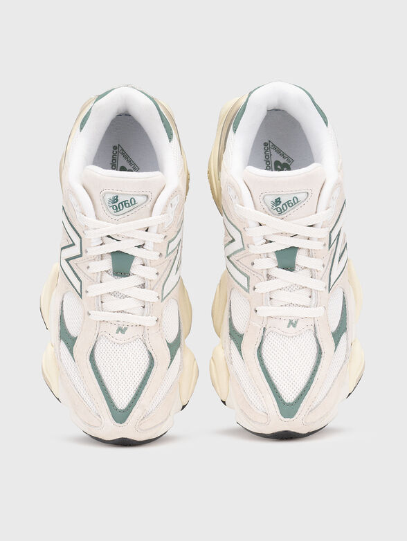 9060 sports shoes made of leather with logo - 6