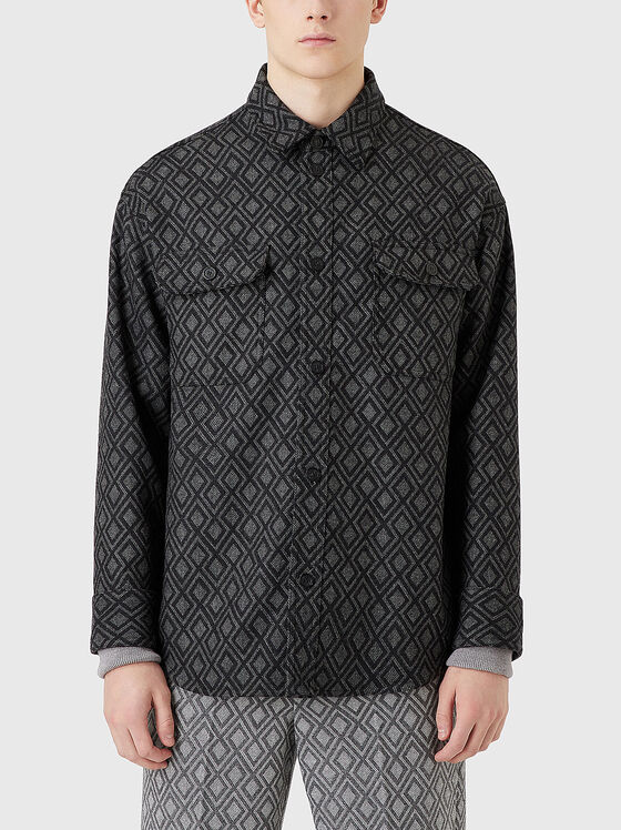Wool and cashmere shirt - 1