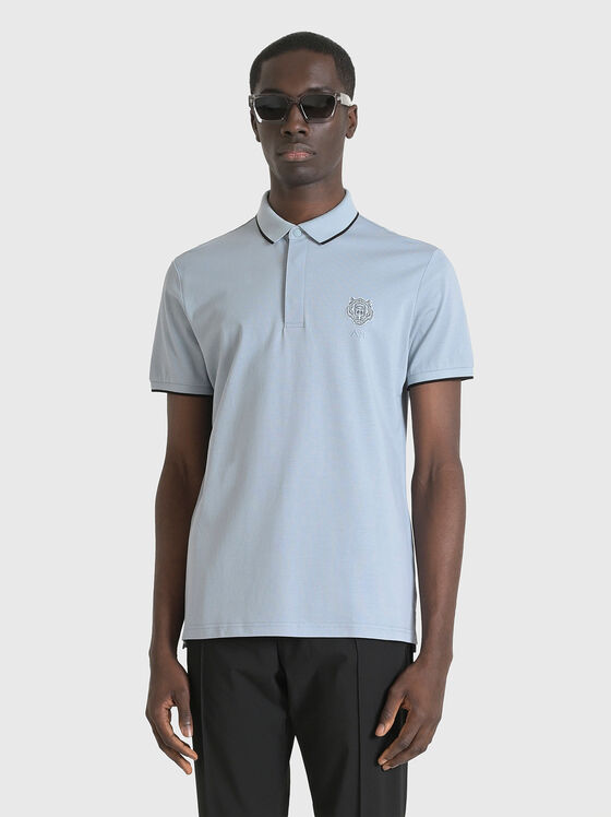 Polo shirt with print and logo detail  - 1