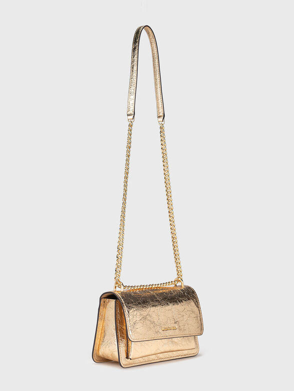 Leather crossbody bag with logo - 2