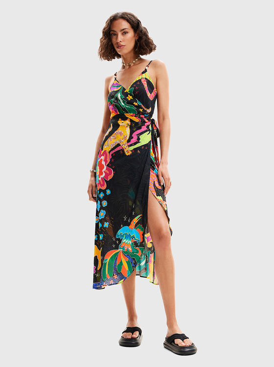 Multicoloured beach dress - 1