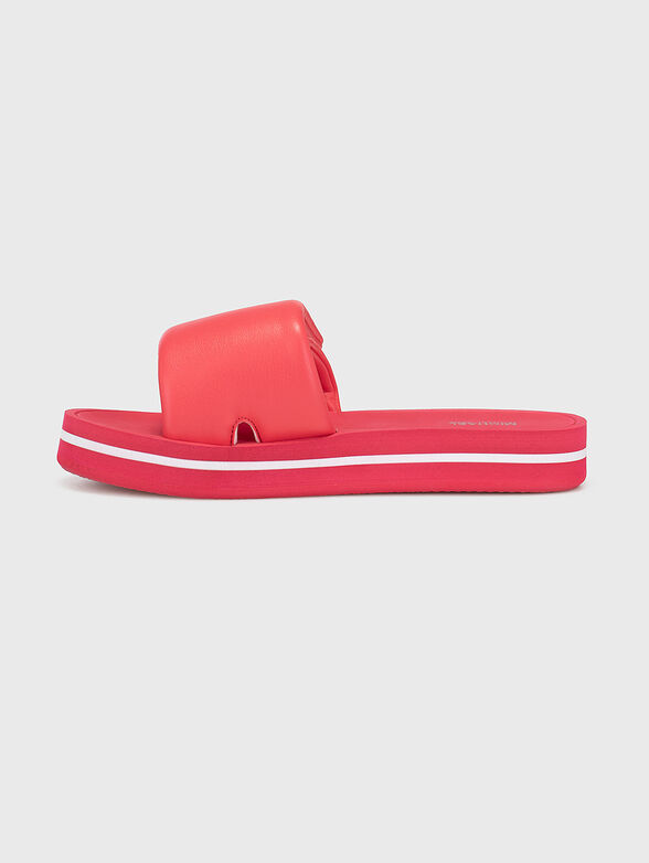 Black platform beach shoes - 4