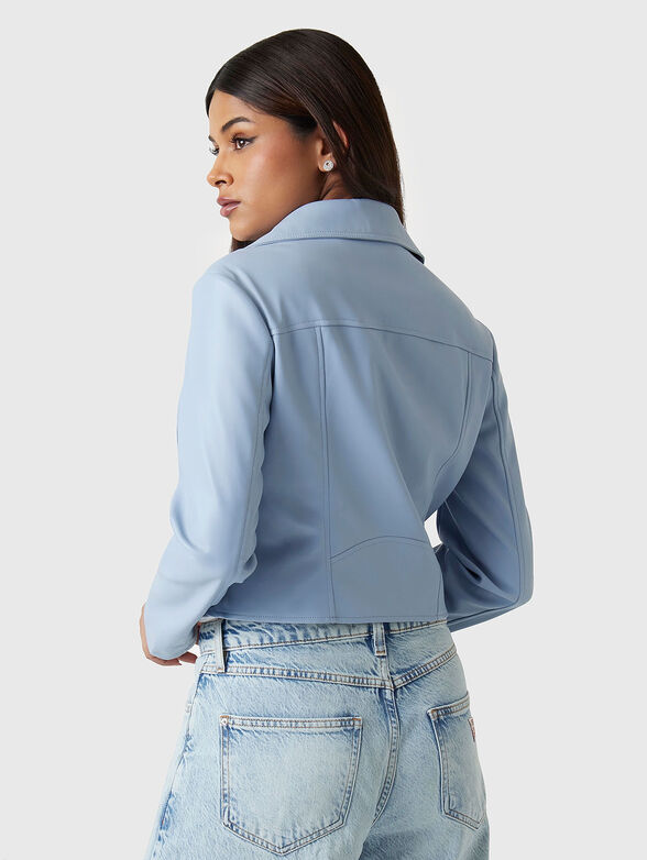 Short jacket with accent zipper - 3