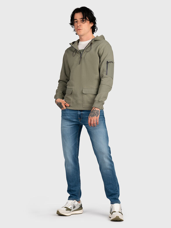 STEVEN sweatshirt with accent pockets - 2