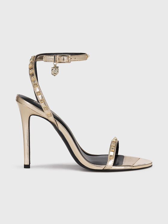 FONDO TAHLIA DIS. W10 golden heeled sandals  - 1