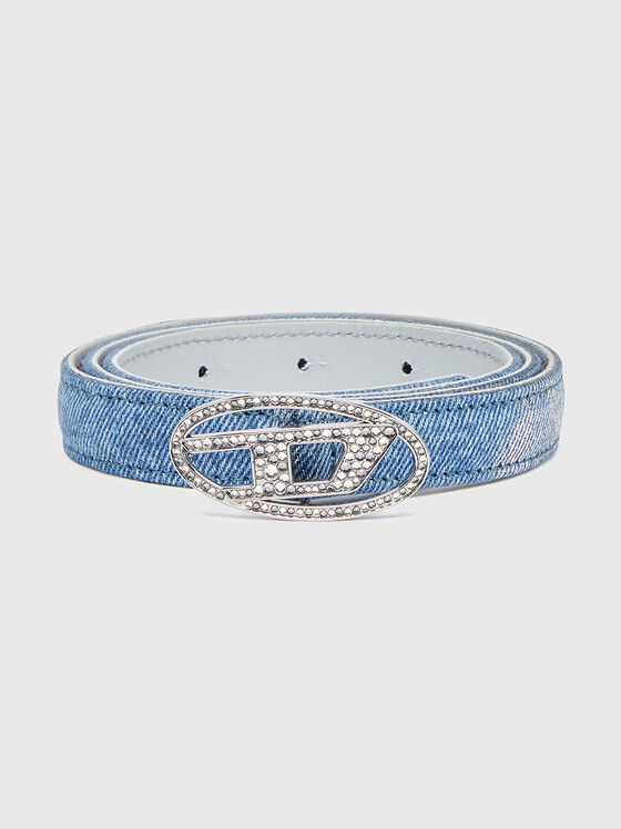 Curea B-1DR din piele și denim - 1