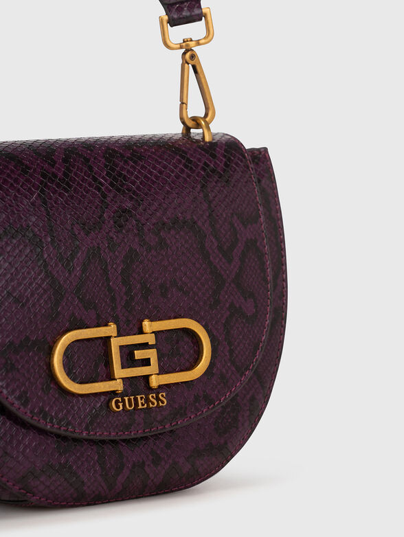 Crossbody bag with animal print - 5