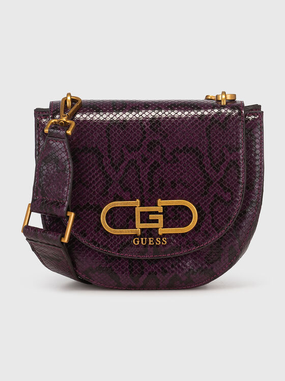 Crossbody bag with animal print - 1