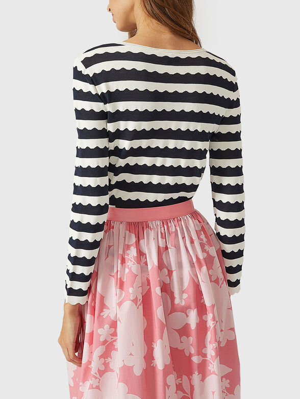 Striped jacket with zip - 3
