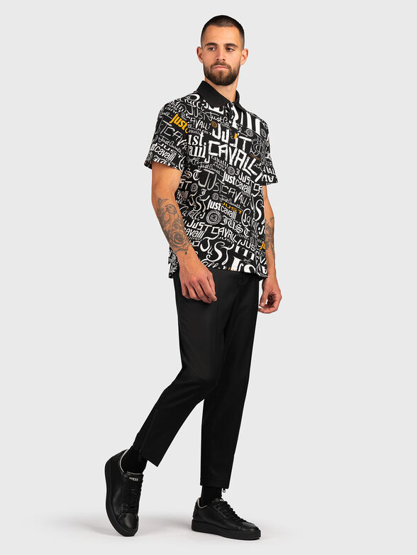 Polo-shirt with contrasting inscriptions - 2