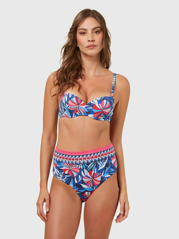MARIS floral print bikini top - 2