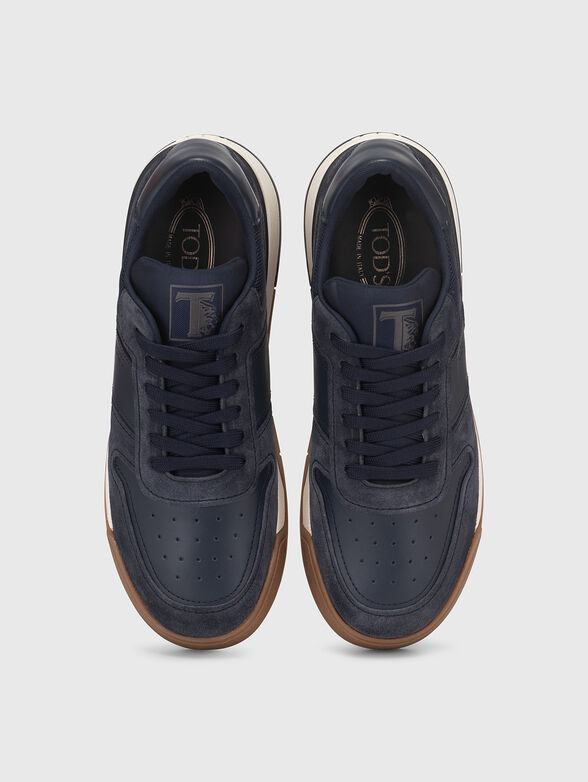 Sneakers in dark blue color - 6