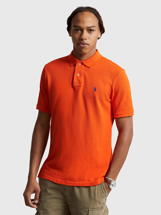Polo-shirt in orange colour - 1