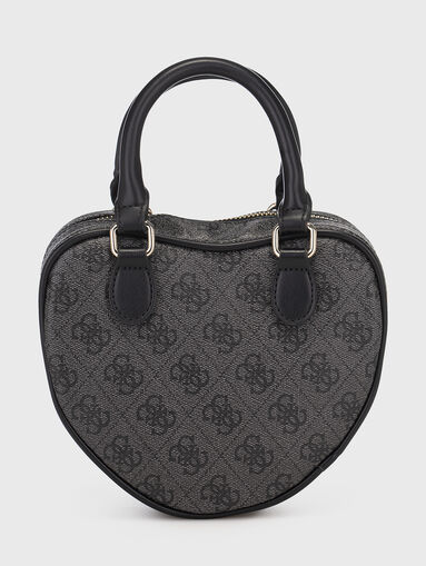 Beige bag in the shape of a heart - 3