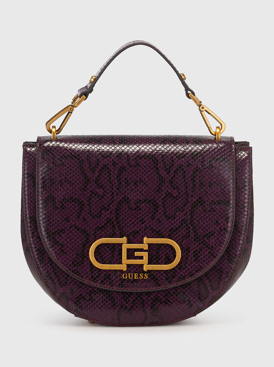 Crossbody bag with gold logo detail - 1