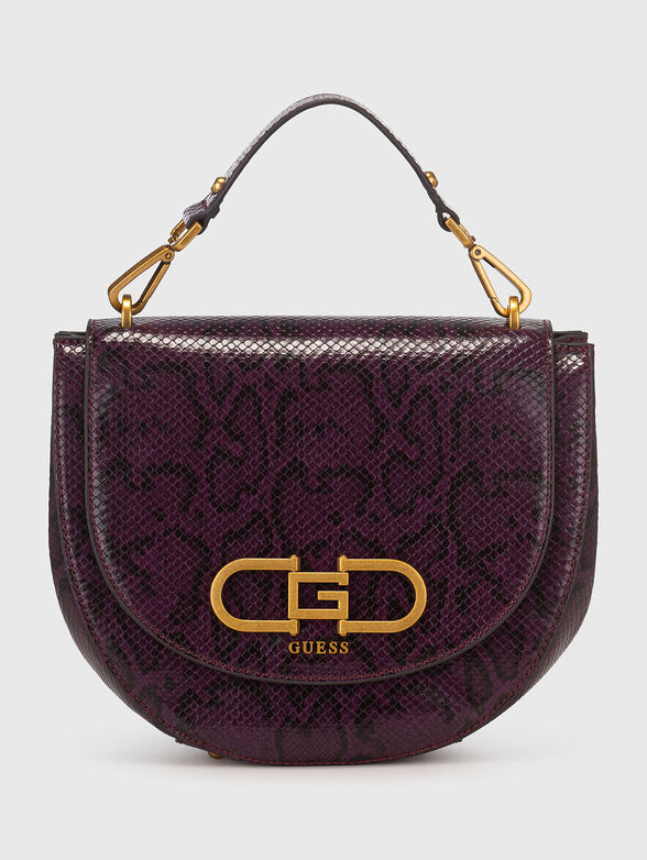 Crossbody bag with gold logo detail - 1