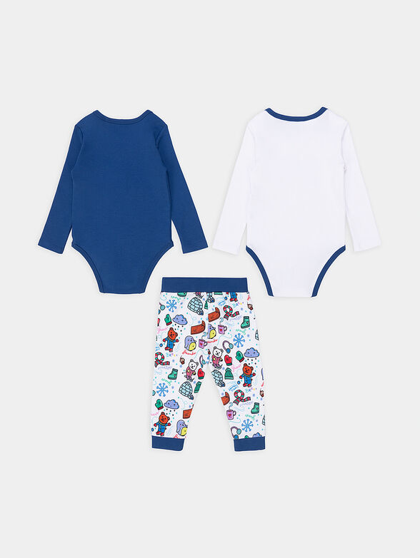 Blue three-piece set - 2