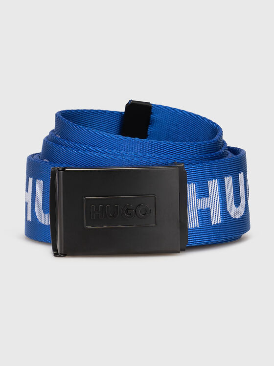 Belt with logo buckle - 1