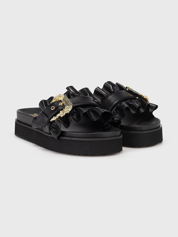 ARIZONA slippers with accent buckle - 2