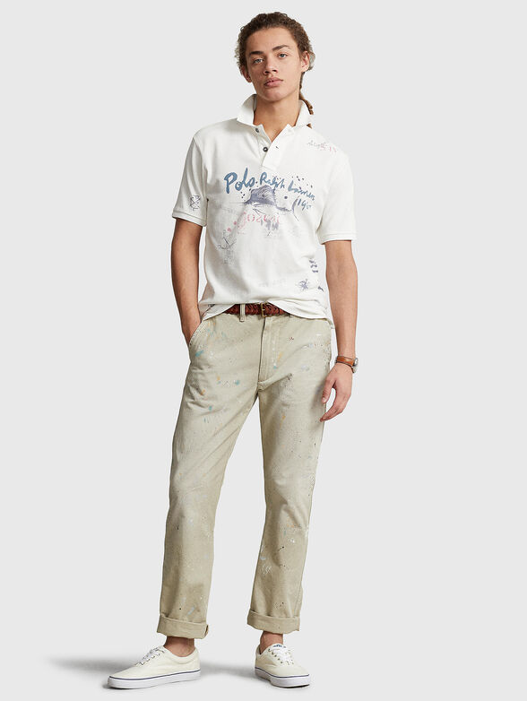 Polo-shirt with accent print - 4