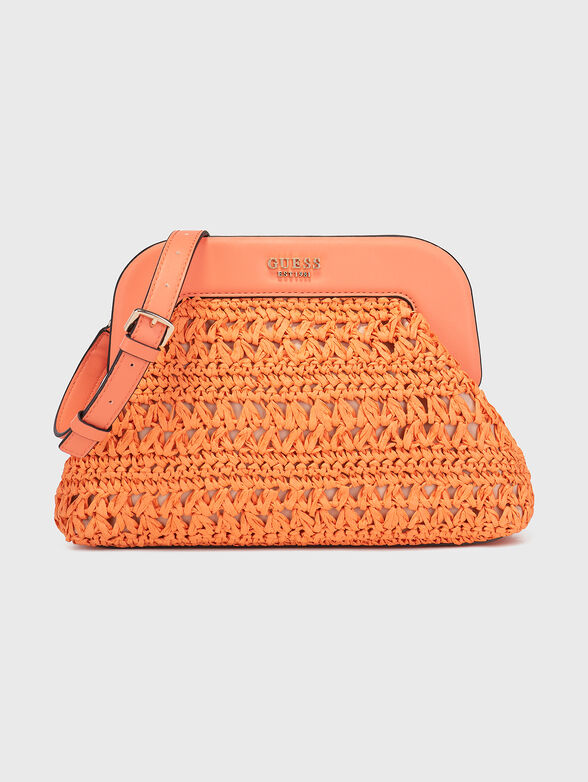 LIGURIA clutch with knitted texture - 1