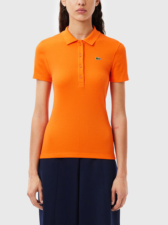 Slim-fit polo shirt in  black  - 1